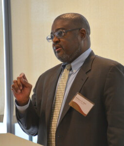 Credit: Aonya McCruiston Casey CEO William Bell during May 28th meeting in Seattle.  