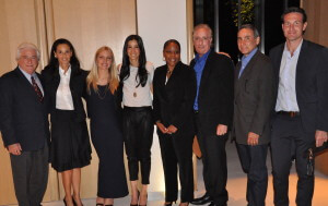 Credit: The Oprah Winfrey Network From Left to Right: Judge Michael Nash, Jeanne Pritzker, Lauren Terp, Lisa Ling, Dominique Robinson, Neil Zanville, Aramand Montiel and Daniel Heimpel