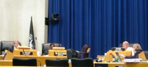 Supervisors Zev Yaroslavsky, Mark Ridley-Thomas, and Don Knabe