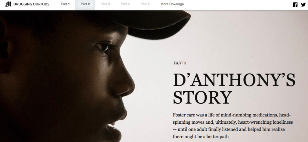 Credit: The San Jose Mercury News.  This is the second part of De Sa's multipart series entitled "Drugging Our Kids"