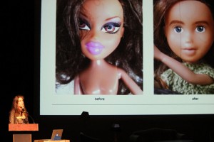 Keynote Speaker, Nicole Clark at the Youth Exploitation Safety Symposium in Long Beach, Calif. Photo credit: Crittenton Services for Children and Families