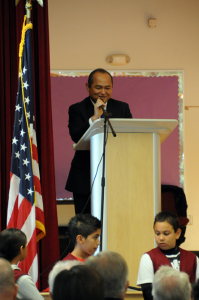 Godwin Higa, principal at Cherokee Point Elementary School in San Diego, Calif.