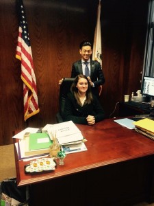 Rodriguez with California Assemblymember Evan Low 