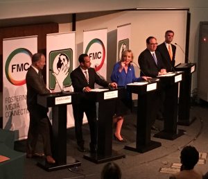 Candidates Elan Carr, Mitchell Englander, Kathryn Barger, Bob Huff and Darrell Park