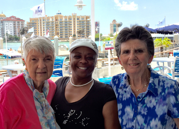 Dee Webber, Asst Director, Brothers and Sisters Doing the Right Thing Alice Faye Jones, Director, Brothers and Sisters Doing the Right Thing Terry Davis, PHD, Univ of South Florida, Board Member, Brothers and Sisters Doing the Right Thing. Photo: Brothers and Sisters Doing the Right Thing