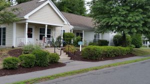 A home in the Treehouse Easthampton Community. Photo by Devon Ziminski. 