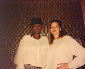 Cuza and her foster sister Simone (also a CYC member) from 1988 
