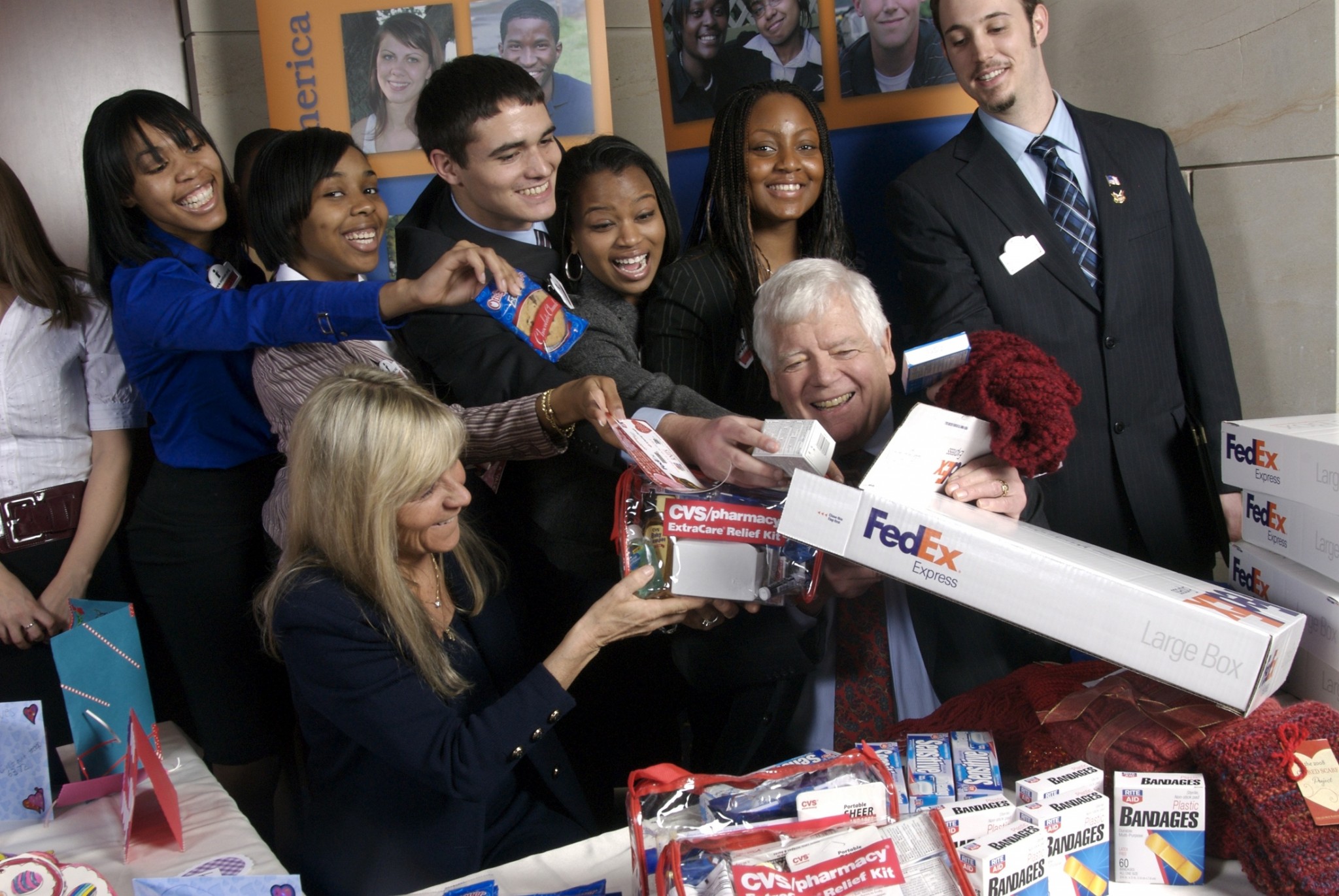 McDermott on Congressional Care Package Day, a rally to help the nation's foster youths