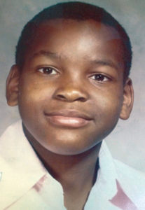 Dewayne Johnson in an early school photo. Photo courtesy of Dewayne Johnson