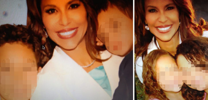 Dr. Spell with her children.