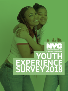 The cover of New York City's first annual survey of foster youth