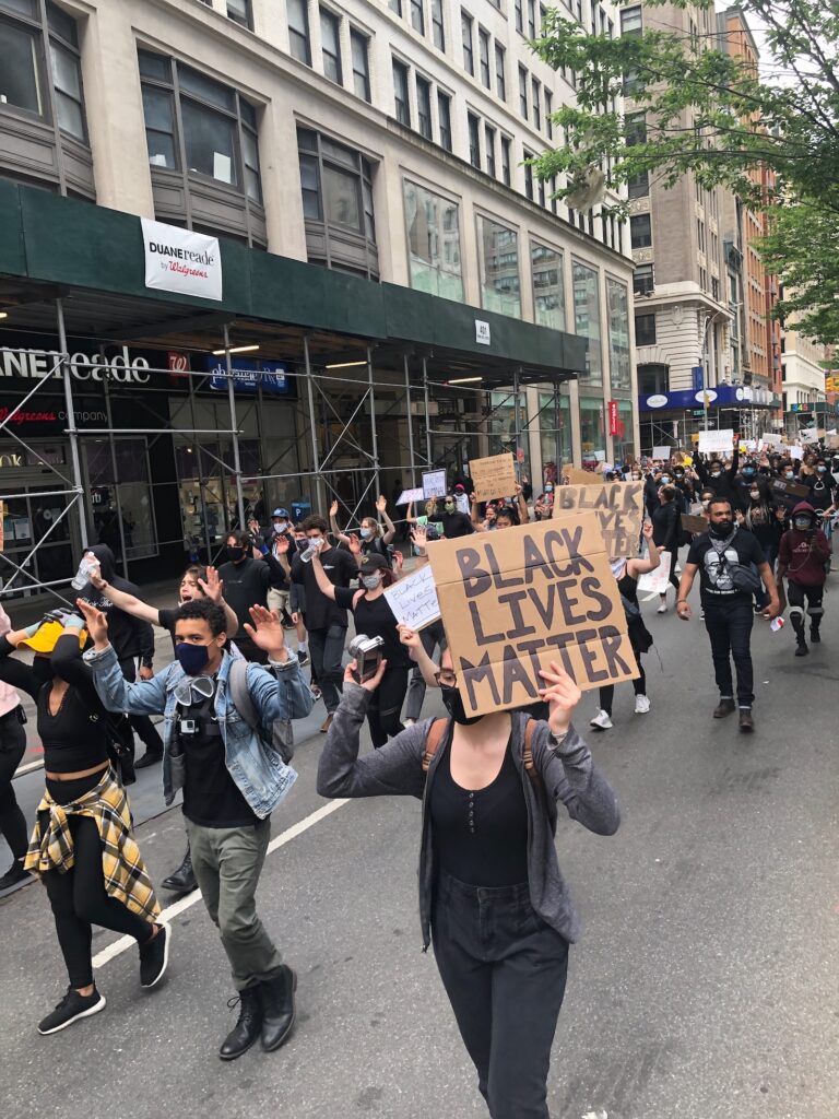 protest New York Floyd George Juvenile arrest