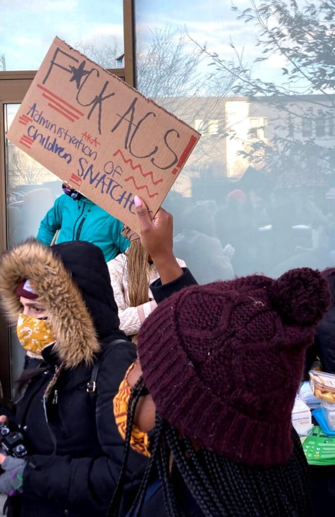 protest acs abolish child welfare protest child welfare disproportionality