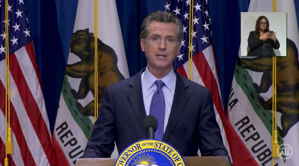 California Gov. Gavin Newsom