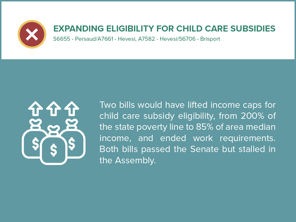 New York Legislature Roundup