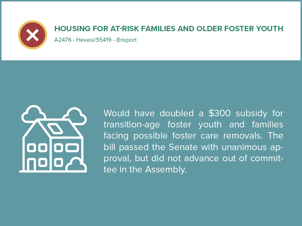 New York Legislature Roundup