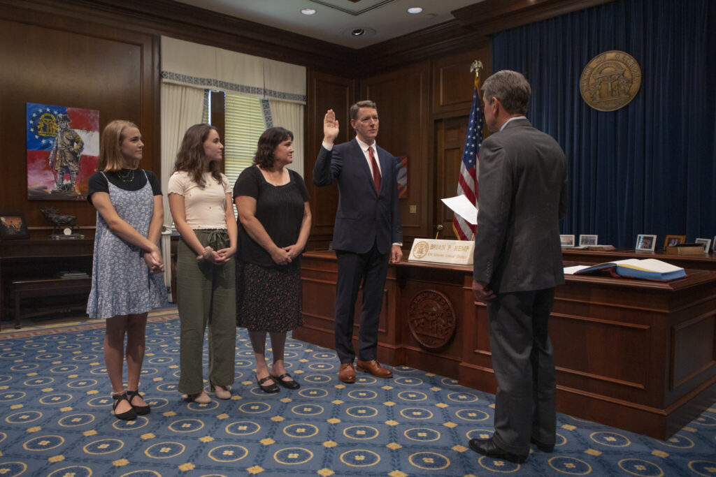 Georgia swears in new child advocate.