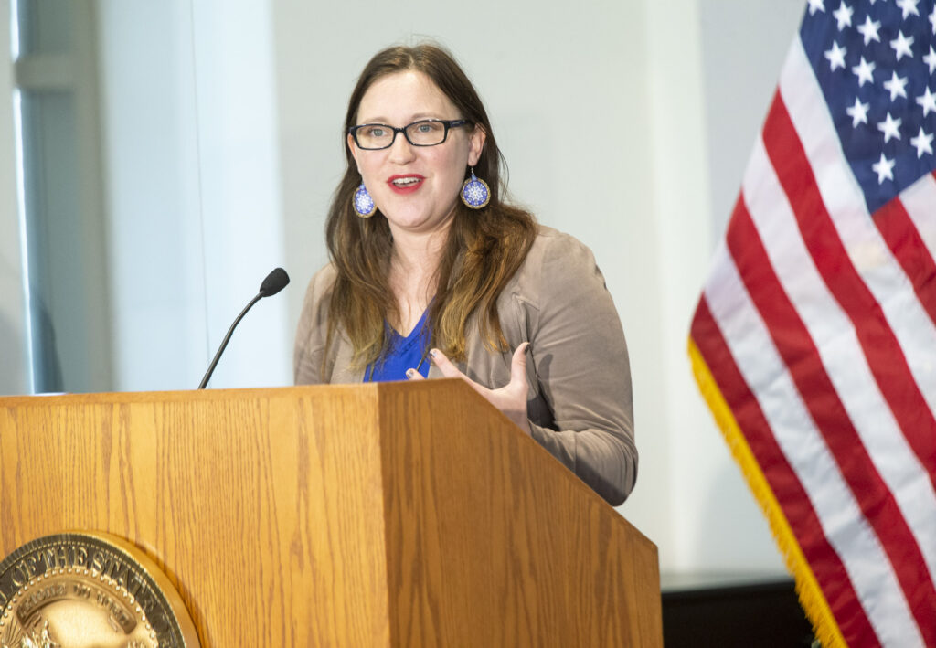 Minnesota Rep. Jamie Becker-Finn introduced successful legislation to guarantee low-income parents have a right to counsel in child welfare cases. Photo courtesy of Minnesota House Public Information.
