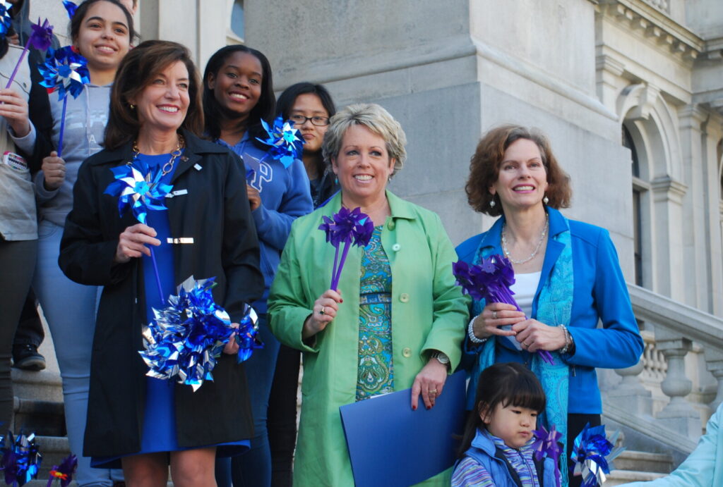 Kathy Hochul, left, will step in to serve as governor of New York now that Andrew Cuomo has resigned amid sexual misconduct allegations.