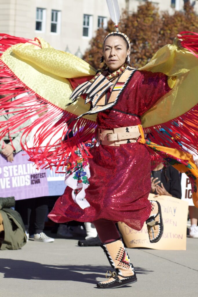 In Prayer and Protest, People of Indian Country Gather Outside the Supreme Court to Defend the Indian Child Welfare Act