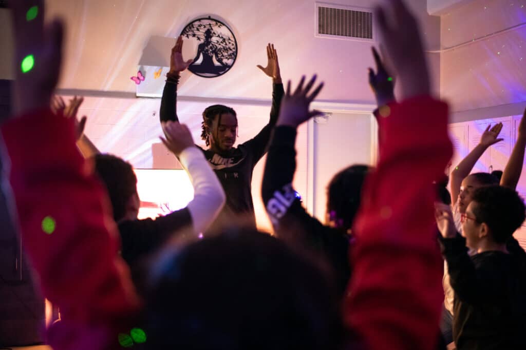 ‘Mr. Meditation,’ a Former Foster Youth, Shares Meditation with NYC School Children